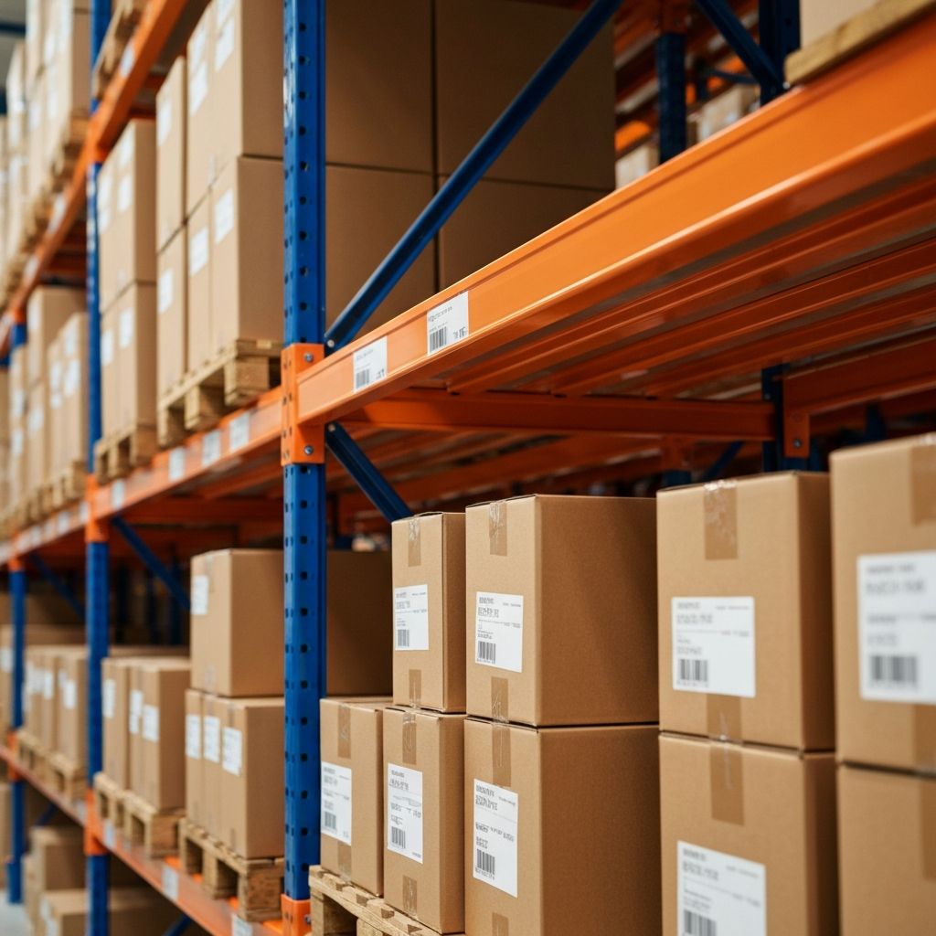 Стеллажи на складе